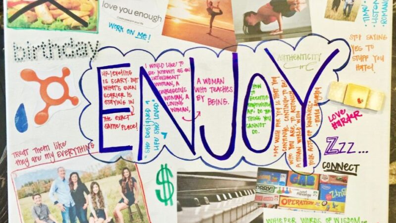 Load your Vision board for your overall wellness goals for the next year!